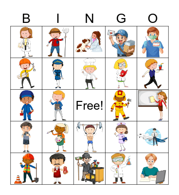 Career Bingo Card