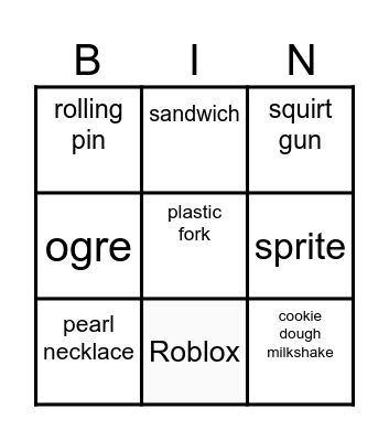 fun Bingo Card