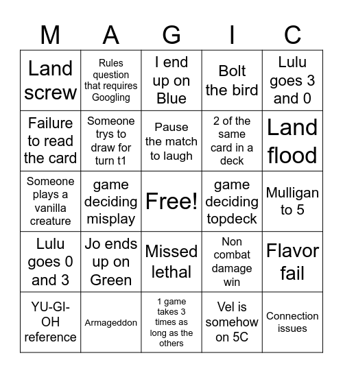 SOS Draft Bingo Card