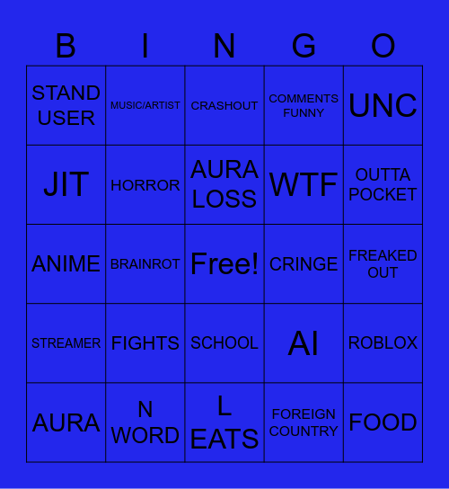 IG REELS BINGO Card