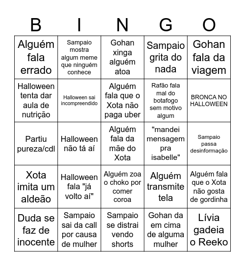 BINGO MET GALA 2 Bingo Card