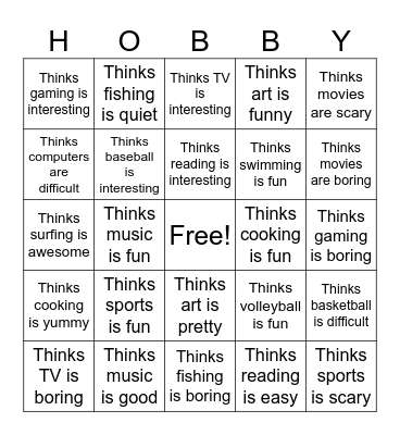 Find someone who... Bingo Card