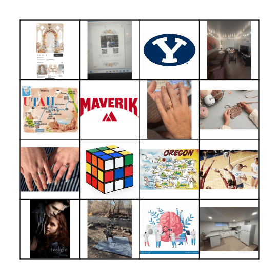 ANGELL BINGO Card