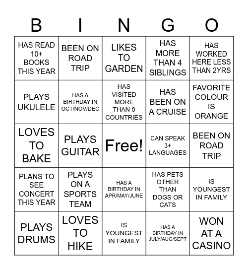 OFFICE BINGO Card