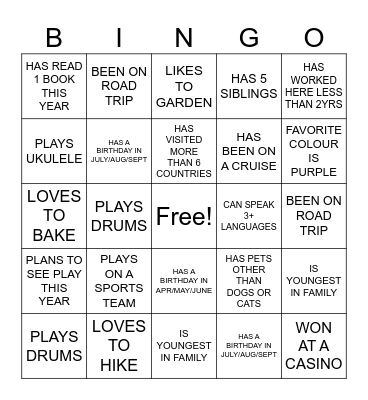 OFFICE BINGO Card