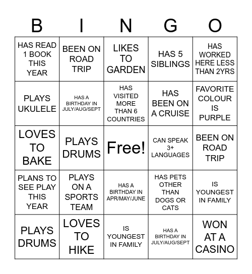 OFFICE BINGO Card