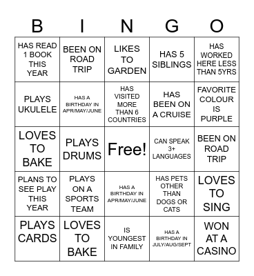 OFFICE BINGO Card