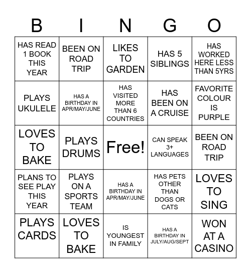 OFFICE BINGO Card