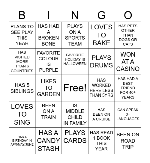 OFFICE BINGO Card
