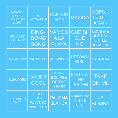 DERMAHAVEN Bingo Card