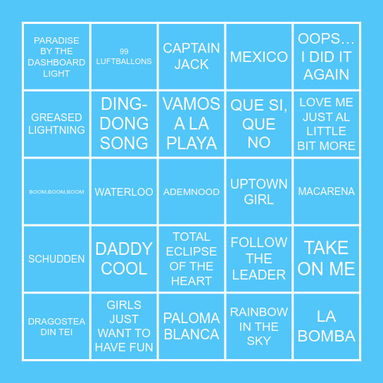 DERMAHAVEN Bingo Card