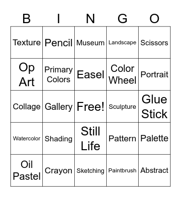ART BINGO Card