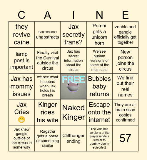 The Amazing Digital Bingo Card Bingo Card