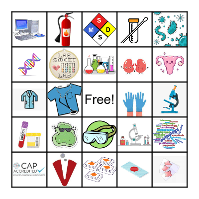 2026 Lab Week! Bingo Card