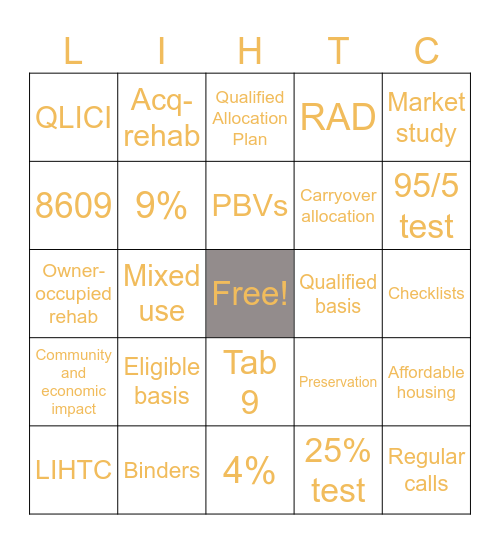 Annual Meeting Bingo! Bingo Card