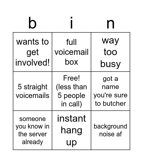 memberbank bingo [3x3] Bingo Card