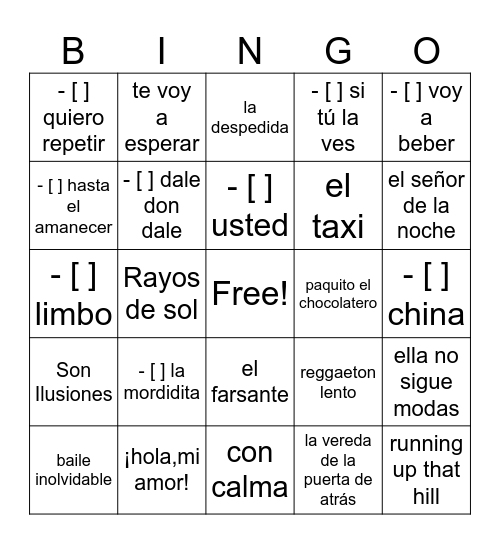 Miguel,Loli y Angela❤️💐👸 Bingo Card