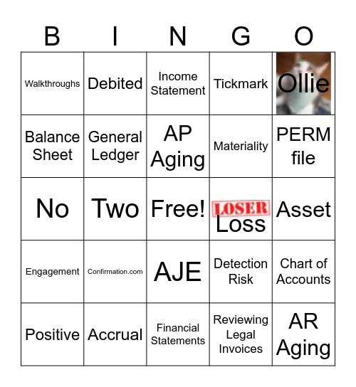 New Hire Bingo Card