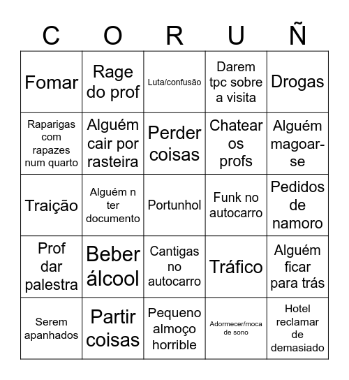 Ah bingo Card