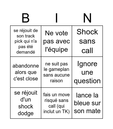Hoppingicon bingo Card