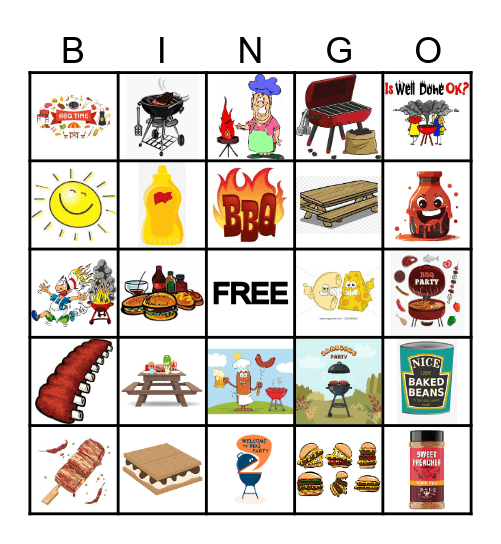 BBQ Bonanza Bingo Card
