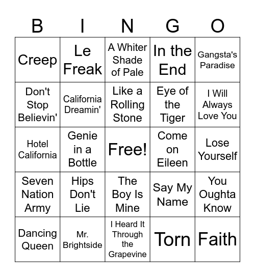 Motel Coutu Inc. 2002 Bingo Card
