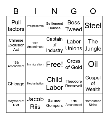 LEAP Review Unit 2 Bingo Card