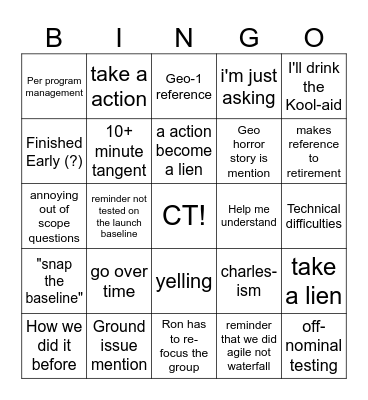 FAB Bingo Card