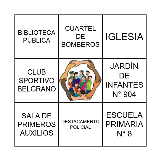 INSTITUCIONES SOCIALES Bingo Card