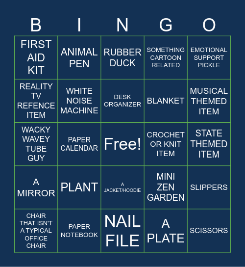 UMR CARD 2 Bingo Card