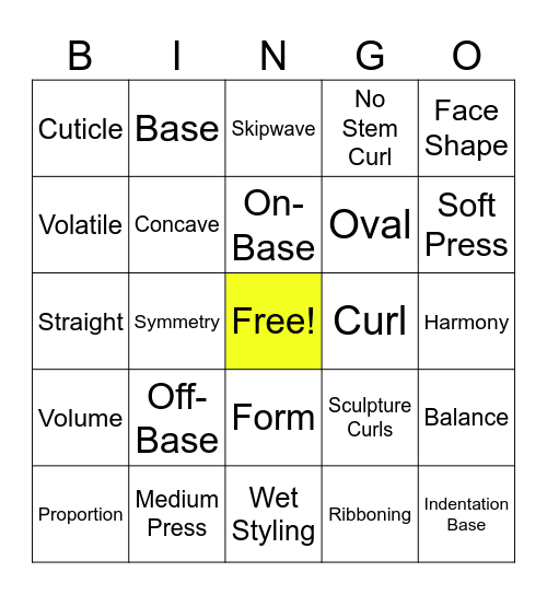 Design Principles Test Review Bingo Card