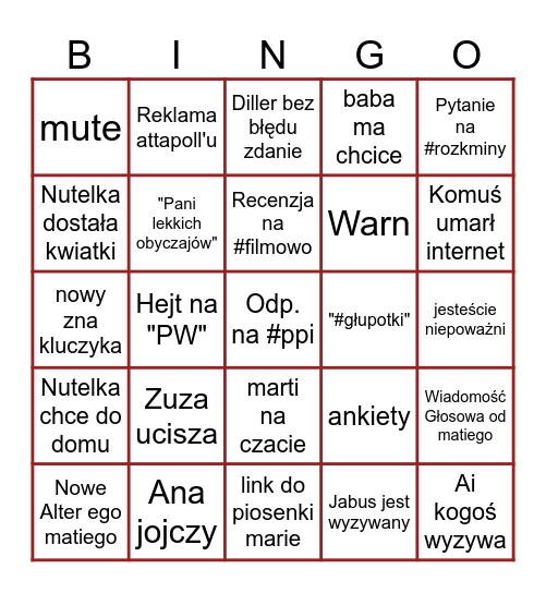 21.04 miodzikobingo Card