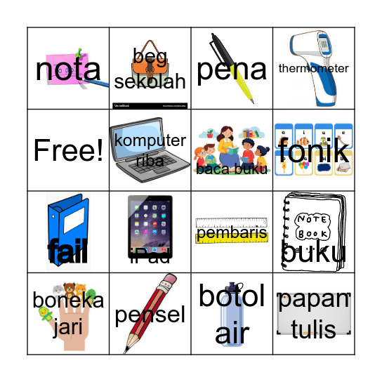 Saya seorang guru Bingo Card