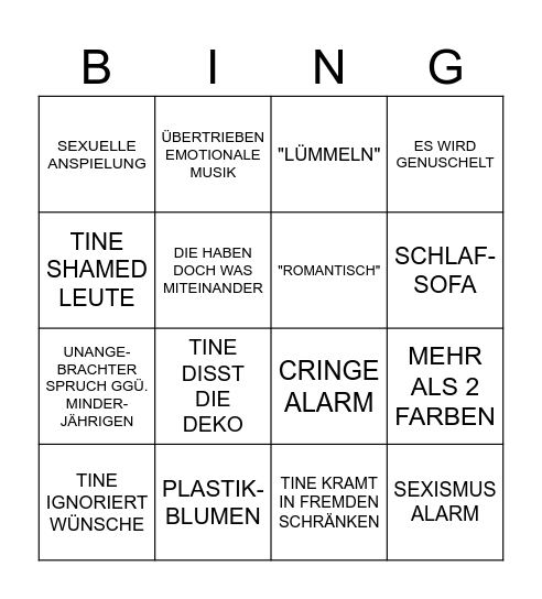 Wine Tittler Bingo! Bingo Card