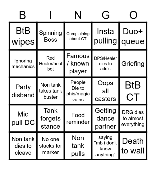 Roulette Bingo Card