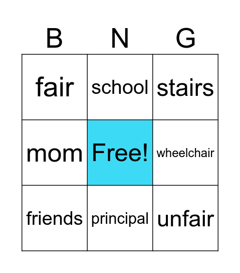 Rolling Warrior: Chapter 1 Bingo Card
