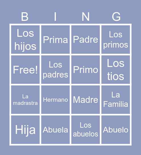 3.2 Bingo! Bingo Card