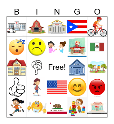 3rd grade Bingo Card
