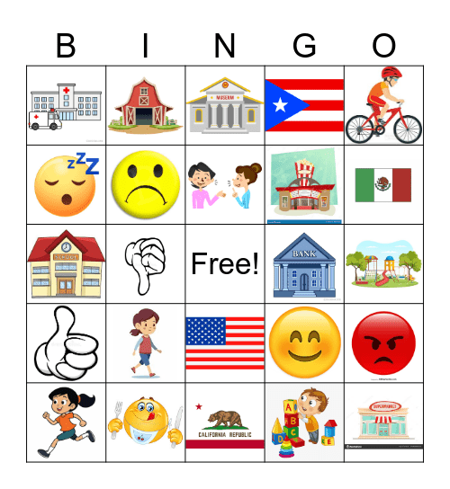 3rd grade Bingo Card