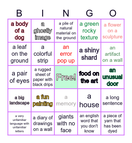 KPU  GRAD SHOW BINGO! Bingo Card