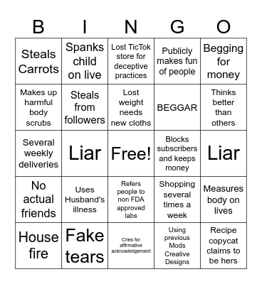 Homemakingwithphd Bingo Card