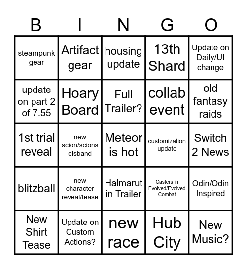 Evercold Berlin Bingo Card