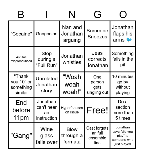 Astutuli Bingo Card