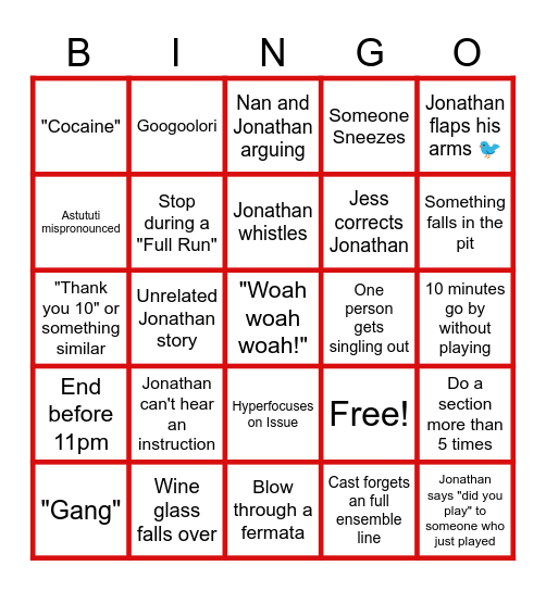 Astutuli Bingo Card