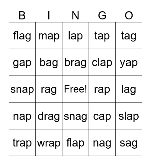 ap Bingo Card