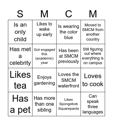 New Faculty Celebration 2026 Bingo Card