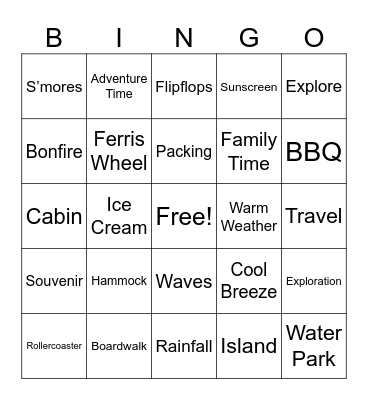 Spr-ingo BINGO Card