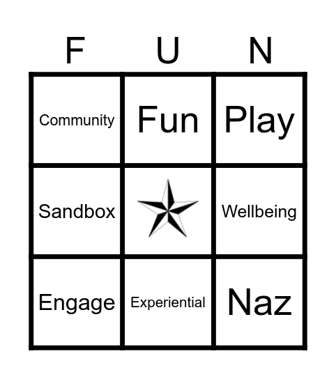 Study of Play BINGO Card