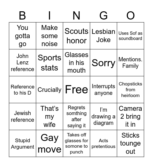Natbingo Card