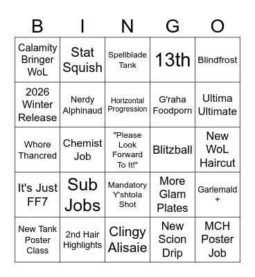 Fanfest Bingo NA 2026 Bingo Card